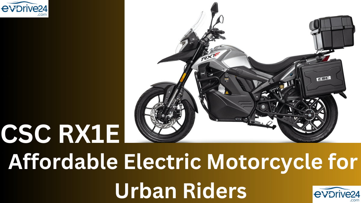 CSC RX1E: Affordable Electric Motorcycle for Urban Riders